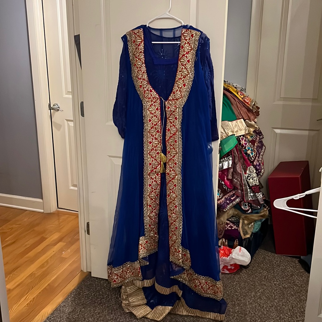 Blue Gown Dress